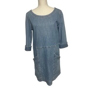 Velvet Heart Denim Romper Dress Womens Medium